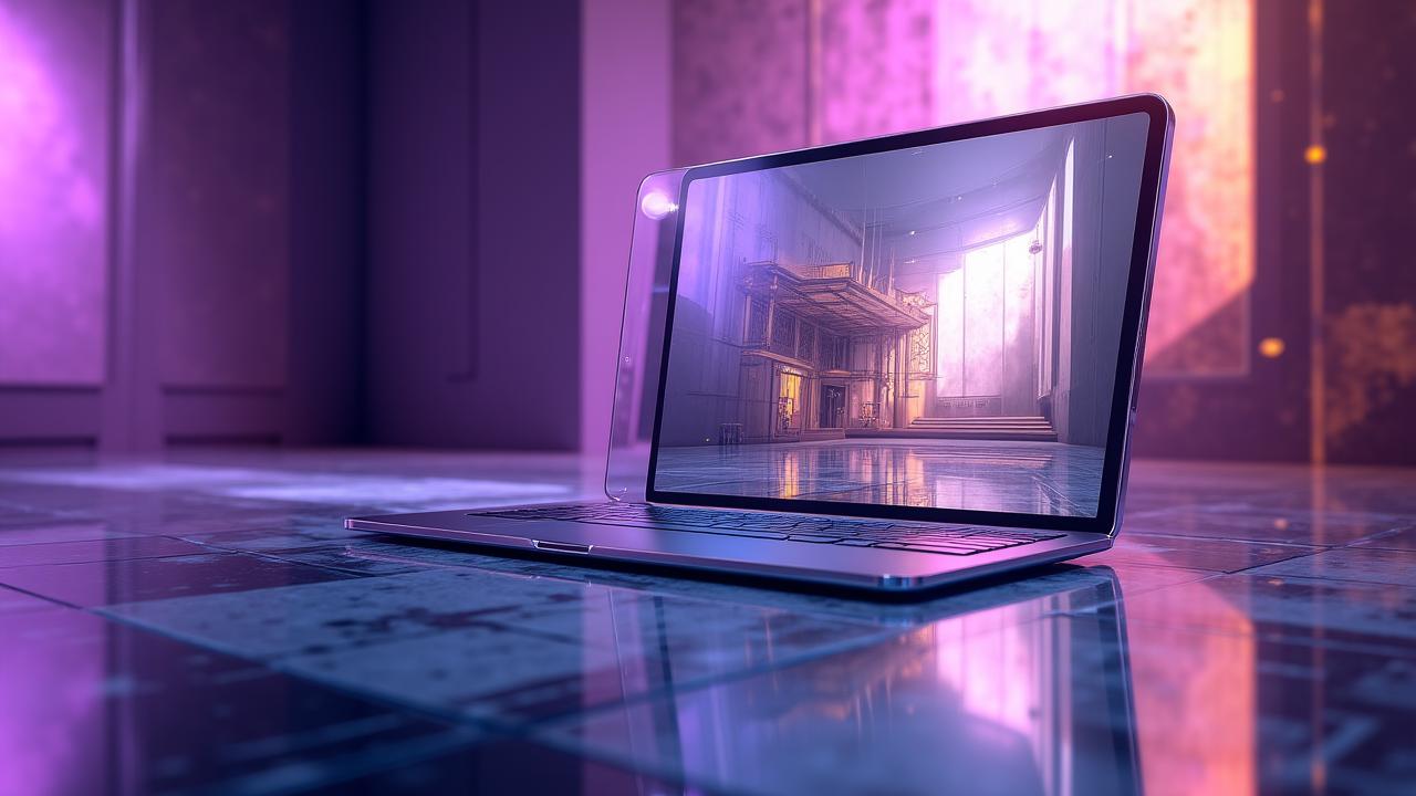 Interface de portfolio élégante pour créatifs parisiens